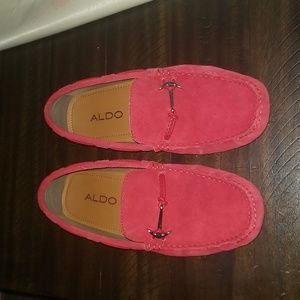 Aldo red moccasin 9